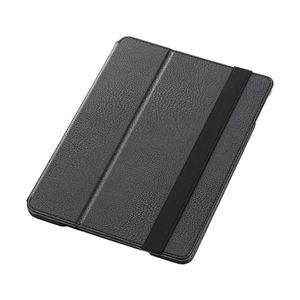 エレコム iPad Air用ソフトレザーカバー(2アングル)/液晶保護フィルム付/ブラック TB-A13PLF1BK