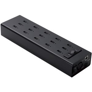 エレコム タブレット充電用USBハブ/15ポート/ブラック U2HS-T15SBK - 拡大画像