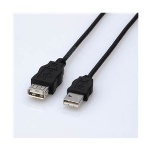 エレコム EU RoHS指令準拠USB延長ケーブル 3.0m(ブラック) USB-ECOEA30 商品画像