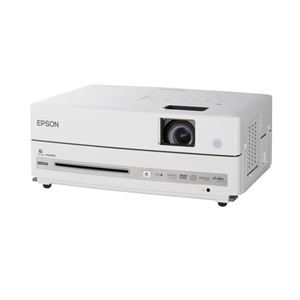 エプソン DVD・スピーカー一体型ホームプロジェクター/dreamio/2500lm/4.3kg/WXGA/ハイビジョン EH-DM30 - 拡大画像