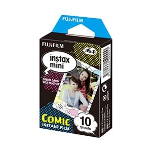 富士フイルム チェキ用カラーフィルム instax mini 1パック品 コミック(10枚入) INSTAX MINI COMIC WW 1