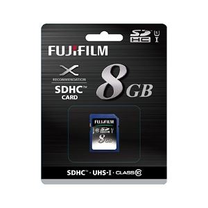 富士フイルム UHS-I SDHCカード 8GB SDHC-008G-C10U1 - 拡大画像
