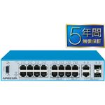 日立金属 【5年間無償保証付き】PoE対応レイヤー2スイッチングHUB(50℃耐熱) ApresiaLightFM116GT-PoE