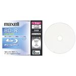 maxell 6倍速対応データ用BD-R25GB 10枚1枚ずつ 5mmプラケース プリント対応ホワイト BR25PWPC.10S