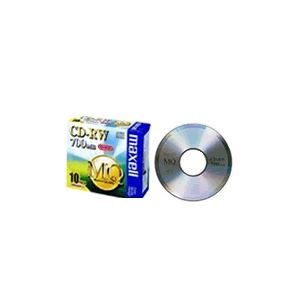 maxell データ用CD-RW 700MB 1-4倍速対応 1枚ずつプラケース入り10枚パック CDRW80MQ.S1P10S