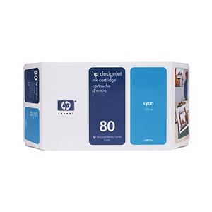 HP(Inc.) 80 インクカートリッジ シアン175ml C4872A