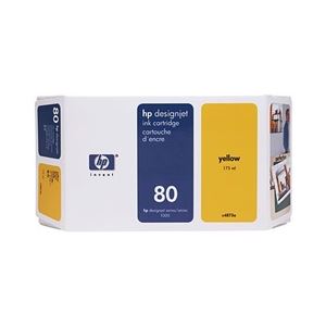 HP(Inc.) 80 インクカートリッジ イエロー175ml C4873A