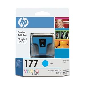 HP(Inc.) 177 インクカートリッジ シアン C8771HJ - 拡大画像