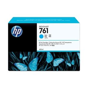 HP(Inc.) 761 インクカートリッジ 400ml シアン CM994A - 拡大画像