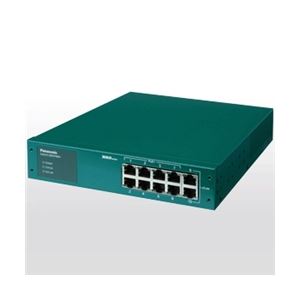 パナソニックESネットワークス PoE Plus対応 10ポートL2スイッチングハブ(Giga対応)Switch-S8GPWR+ PN24089 - 拡大画像