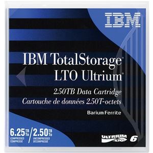 IBM(メディア) Ultrium LTO6テープカートリッジ 2.5TB/6.25TB 00V7590 - 拡大画像