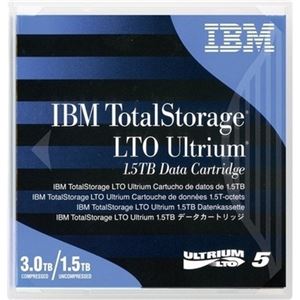 IBM(メディア) Ultrium LTO5テープカートリッジ 1.5TB/3.0TB 46X1290 - 拡大画像