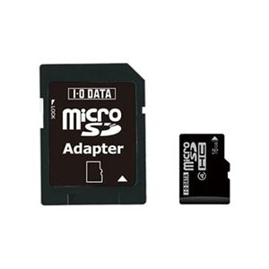 アイ・オー・データ機器 「Class 4」対応 microSDHCカード 16GB SDMCH-W16G/A - 拡大画像