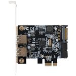 玄人志向 PCI-Express接続 USB3.0外部2ポート増設カード LowProfile対応 USB3.0RA-P2H2-PCIE