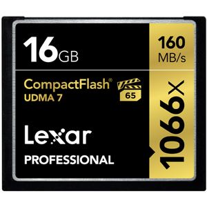 レキサー Professional 1066x CompactFlashカード 16GB LCF16GCRBJPR1066 - 拡大画像