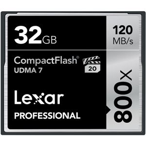 レキサー Professional 800x CompactFlashカード 32GB LCF32GCRBJPR800