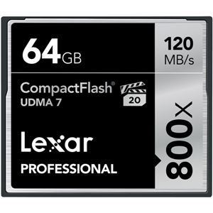 レキサー Professional 800x CompactFlashカード 64GB LCF64GCRBJPR800 - 拡大画像