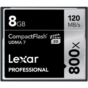 レキサー Professional 800x CompactFlashカード 8GB LCF8GCRBJPR800 - 拡大画像