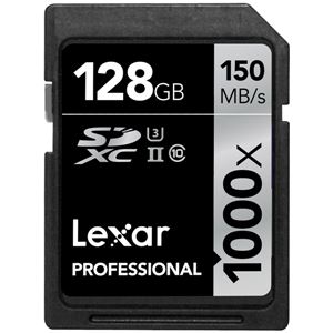 レキサー Professional 1000x SDXC UHS-IIカード 128GB LSD128CRBJPR1000 - 拡大画像