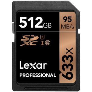 レキサー Professional 633x SDXC UHS-Iカード 512GB LSD512CBJP633 - 拡大画像