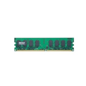 バッファロー PC2-6400(DDR2-800)対応 DDR2 SDRAM 240Pin用 DIMM1GB D2/800-1G - 拡大画像
