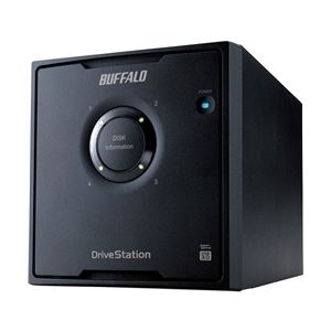 バッファロー ドライブステーション RAID5対応 USB3.0用 外付けHDD 4ドライブ 8TB HD-QL8TU3/R5J - 拡大画像