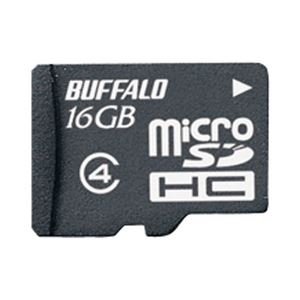 バッファロー 防水仕様 Class4対応 microSDHCカード 16GB RMSD-BS16GB - 拡大画像