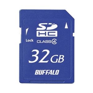 バッファロー Class4 SDHCカード 32GB RSDC-S32GC4B - 拡大画像