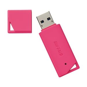 バッファロー USB3.0用 USBメモリー バリューモデル 64GB ピンク RUF3-K64GA-PK - 拡大画像