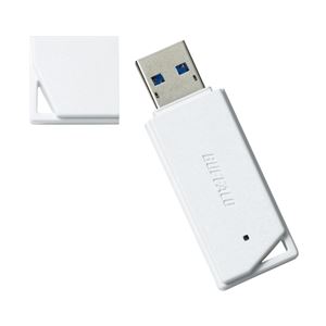 バッファロー USB3.0用 USBメモリー バリューモデル 64GB ホワイト RUF3-K64GA-WH - 拡大画像