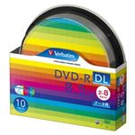 三菱化学メディア DVD-R DL 8.5GB PCデータ用 8倍速対応 10枚スピンドルケース入りワイド印刷可能 DHR85HP10SV1