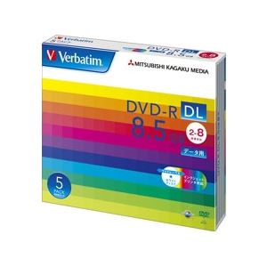 三菱化学メディア DVD-R DL 8.5GB PCデータ用 8倍速対応 5枚スリムケース入り ワイド印刷可能 DHR85HP5V1 - 拡大画像