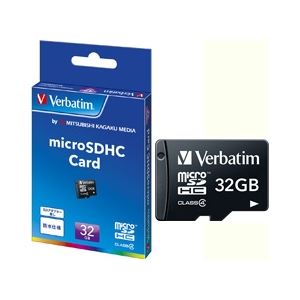 三菱化学メディア microSDHCカード 32GB Class4 (SDアダプター無し) MHCN32GYVZ1