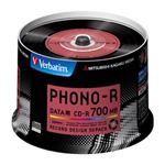 三菱化学メディア CD-R 700MB PCデータ用 48倍速対応 50枚スピンドルケース入り PHONO-Rフォノアール SR80PH50V1