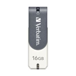 三菱化学メディア USBフラッシュメモリー 16GB USB2.0/1.1準拠セキュリティーソフト付(V-Safe)回転式 USBM16GVWS2 - 拡大画像