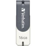 三菱化学メディア USBフラッシュメモリー 16GB USB2.0/1.1準拠セキュリティーソフト付(V-Safe)回転式 USBM16GVWS2