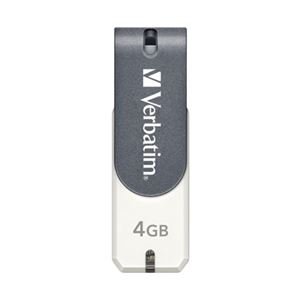 三菱化学メディア USBフラッシュメモリー 4GB USB2.0/1.1準拠セキュリティーソフト付(V-Safe)回転式 USBM4GVWS2