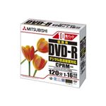 三菱化学メディア DVD-R CPRM録画用120分 16倍速対応 5mmスリムケース 10枚 ワイド印刷対応法人用 VHR12JPP10