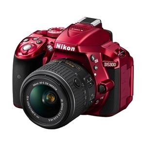 ニコン デジタル一眼レフカメラ D5300 18-55 VR II レンズキット レッド D5300LK18-55VR2RD