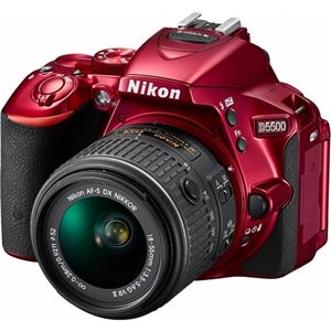 ニコン デジタル一眼レフカメラ D5500 18-55 VR II レンズキット レッド D5500LK18-55RD