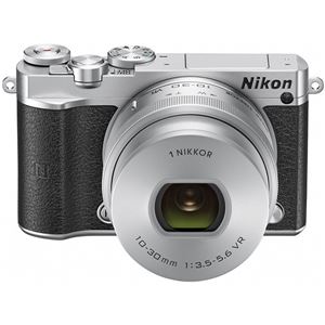 ニコン レンズ交換式アドバンストカメラ Nikon 1 J5 標準パワーズームレンズキット シルバー N1J5HPLKSL