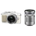 オリンパス ミラーレス一眼 OLYMPUS PEN Lite E-PL7 EZ ダブルズームキット(ホワイト) PEN E-PL7 EZDZKWHT