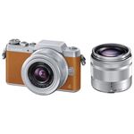 パナソニック(家電) デジタル一眼カメラ LUMIX GF7 ダブルズームレンズキット (ブラウン) DMC-GF7W-T
