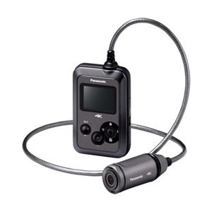 パナソニック(家電) ウェアラブルカメラ (グレー) HX-A500-H - 拡大画像