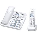 パナソニック(家電) コードレス電話機(子機1台付き)(ホワイト) VE-GD55DL-W