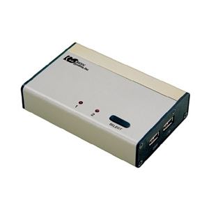ラトックシステム パソコン自動切替器USB接続DVI・Audio対応(PC2台用) REX-230UDA - 拡大画像