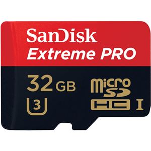 サンディスク エクストリーム プロ microSDHC UHS-I カード 32GB SDSDQXP-032G-J35A