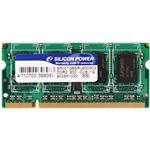 シリコンパワー メモリモジュール 200Pin SO-DIMM DDR2-800(PC2-6400) 1GBブリスターパッケージ SP001GBSRU800S02