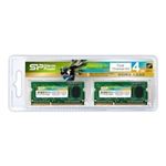 シリコンパワー メモリモジュール 204Pin SO-DIMM DDR3-1333(PC3-10600)2GB×2枚組 ブリスターパック SP004GBSTU133V22