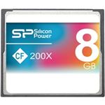シリコンパワー コンパクトフラッシュカード 200倍速 8GB 永久保証 SP008GBCFC200V10